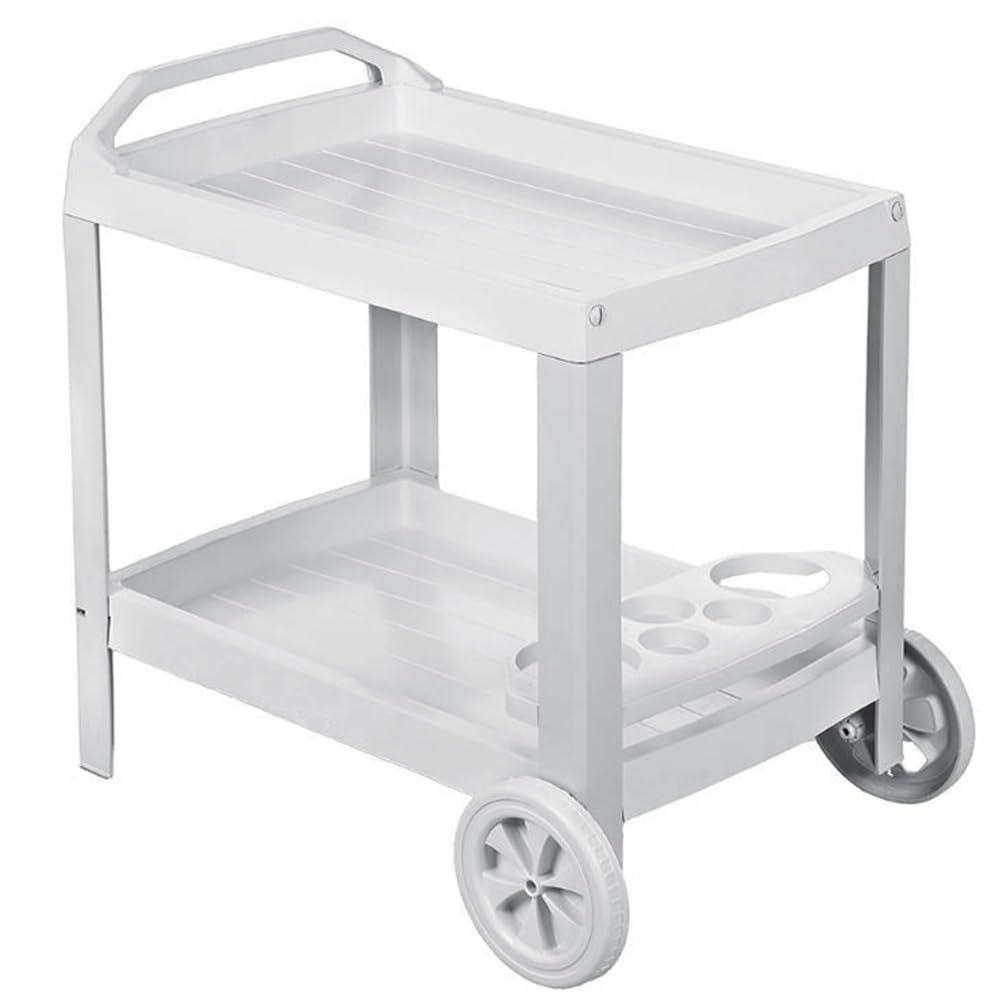 Carrello portavivande da giardino in plastica