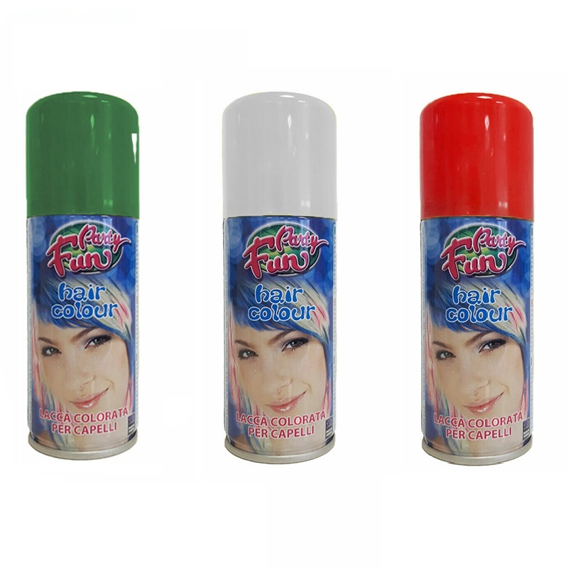 Spray capelli tricolore – Italia