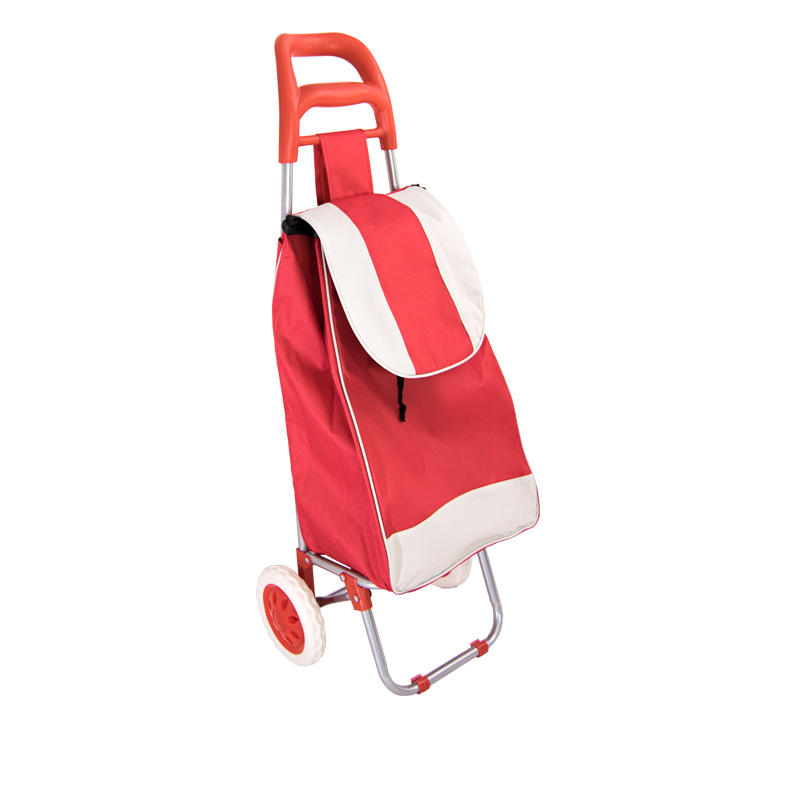 trolley spesa rosso