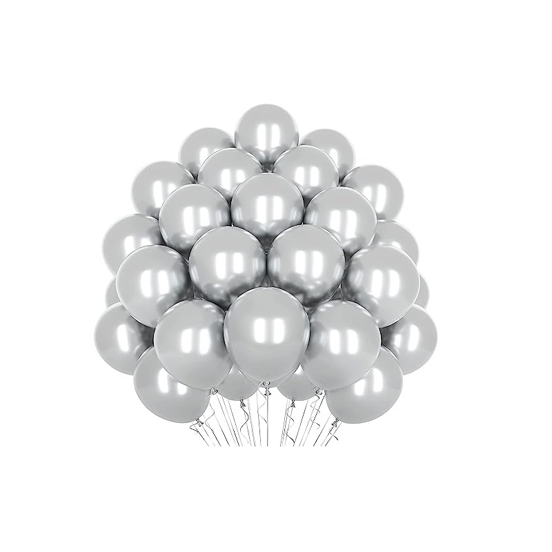 Palloncini argento metallizzato