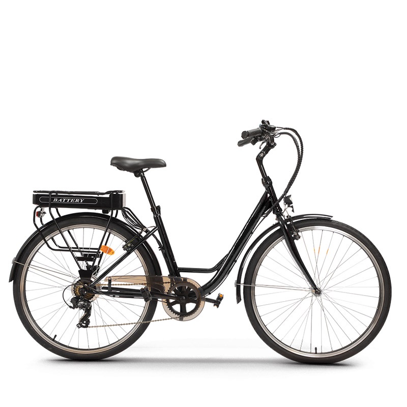 Bicicletta Elettrica Nera ZF6