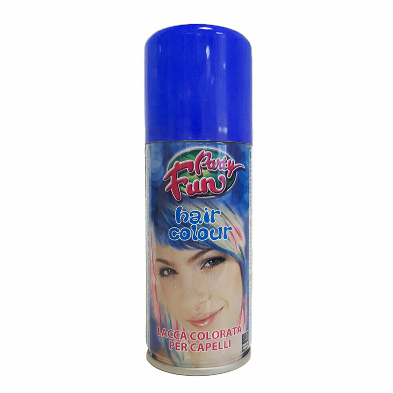 Spray colorante per capelli Blu