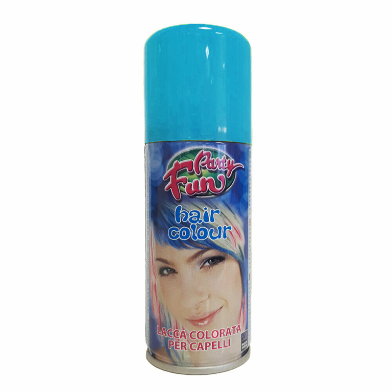 Spray colorante per capelli Azzurro