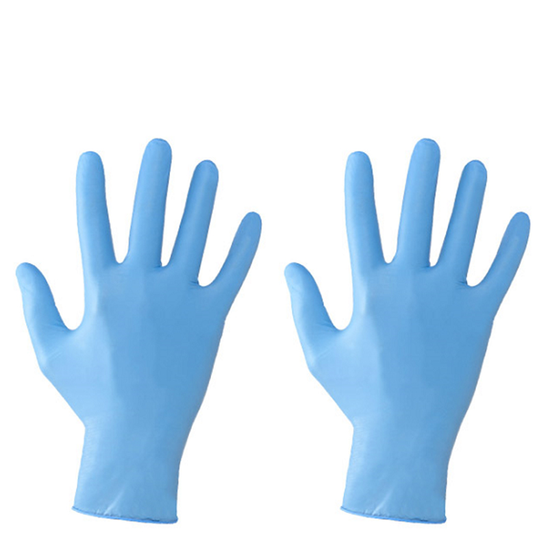 Guanti nitrile blu