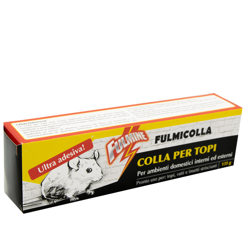 Colla per topi Fulmine in tubetto da 135 gr